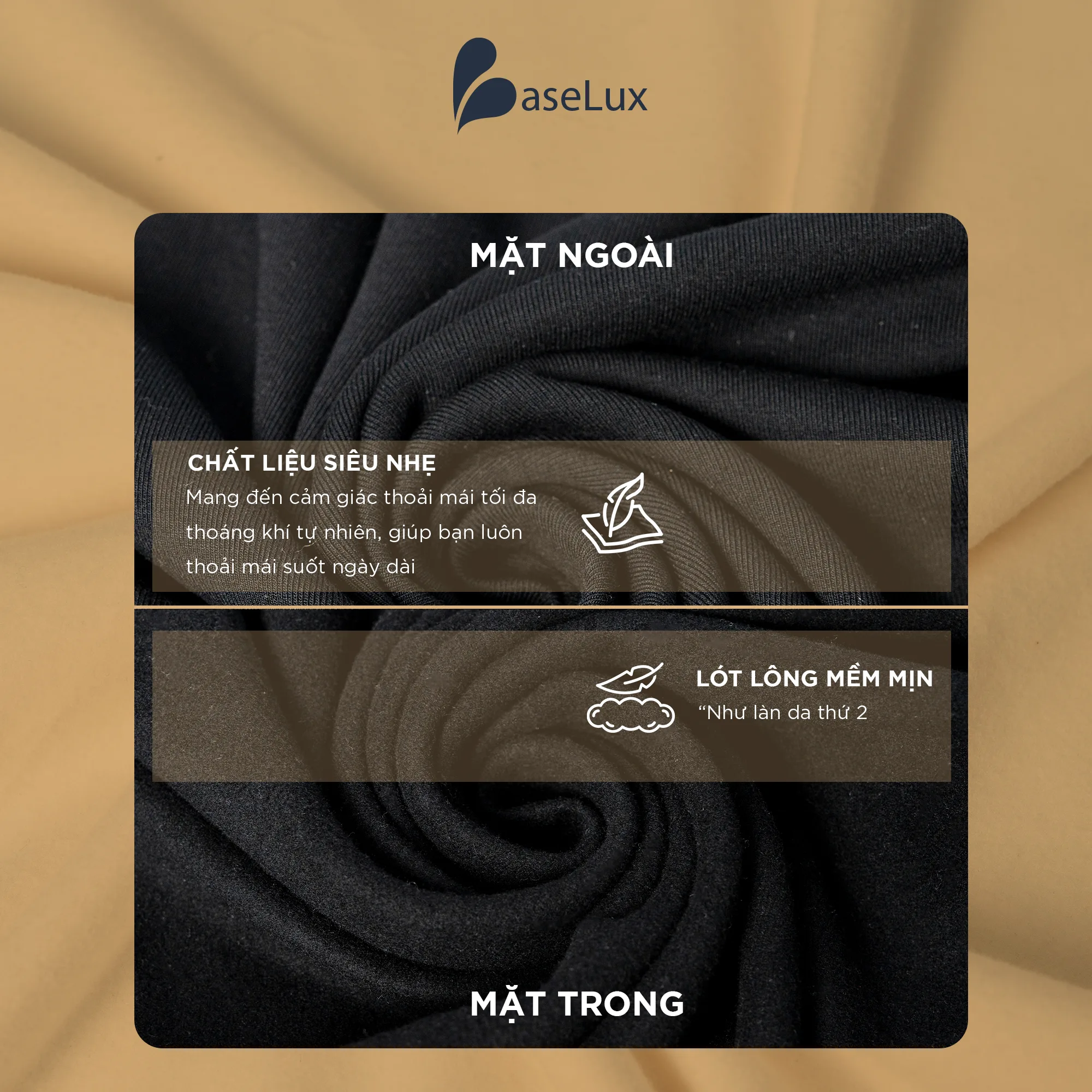 Áo thun nam dài tay Baselux công nghệ heatetech giữ ấm x5 lần, Áo tay dài nam cao cấp chất cotton mềm mịn thoải mái - Image 6